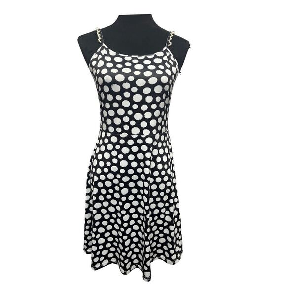 Lili Sidonio Polka Dot Mini Fit Flare Dress - Picture 2 of 10